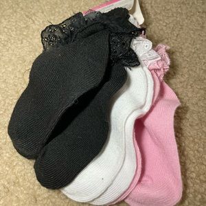 3 pairs Girls Dressy Socks - Size 2-3 yrs old